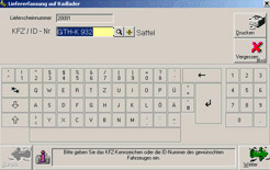 Radladerwaage erfassung